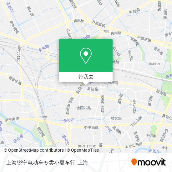 上海锐宁电动车专卖小夏车行地图