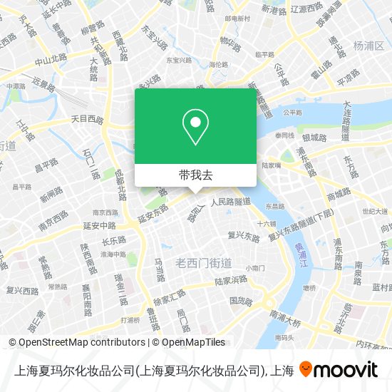 上海夏玛尔化妆品公司地图