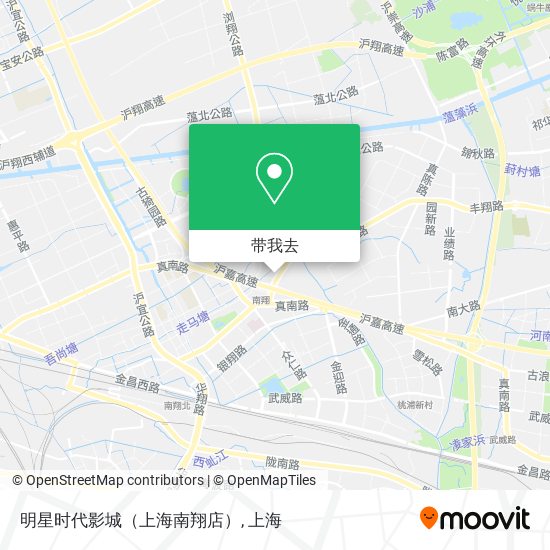 明星时代影城（上海南翔店）地图