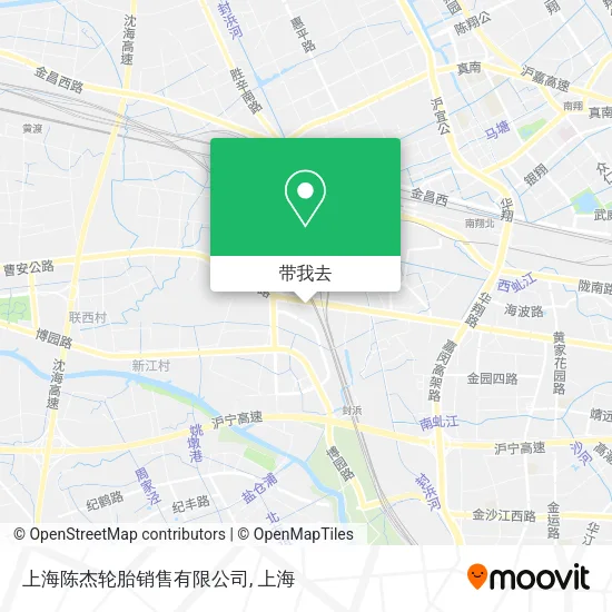 上海陈杰轮胎销售有限公司地图