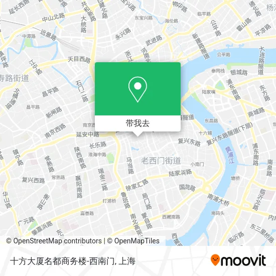 十方大厦名都商务楼-西南门地图