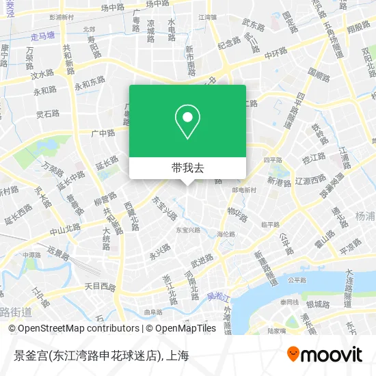 景釜宫(东江湾路申花球迷店)地图