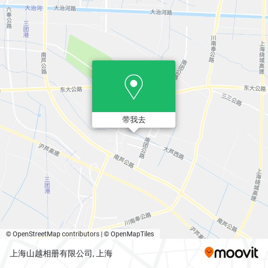 上海山越相册有限公司地图