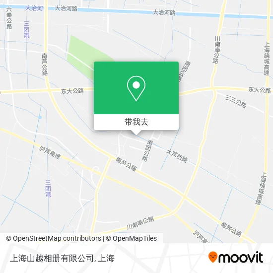 上海山越相册有限公司地图