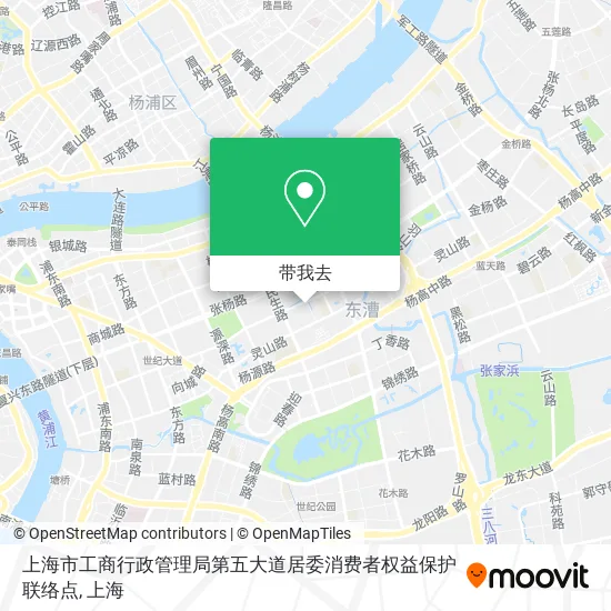 上海市工商行政管理局第五大道居委消费者权益保护联络点地图