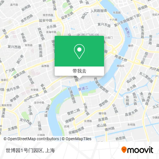 世博园1号门园区地图