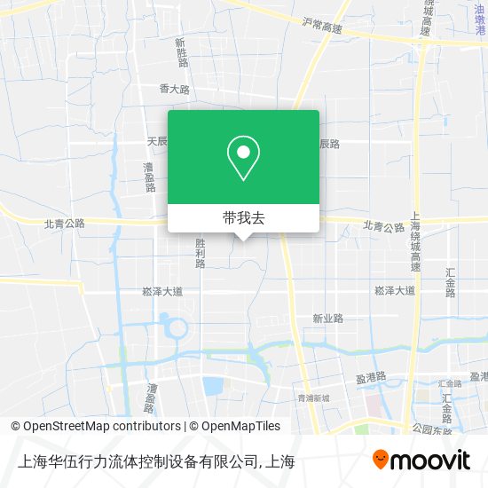 上海华伍行力流体控制设备有限公司地图