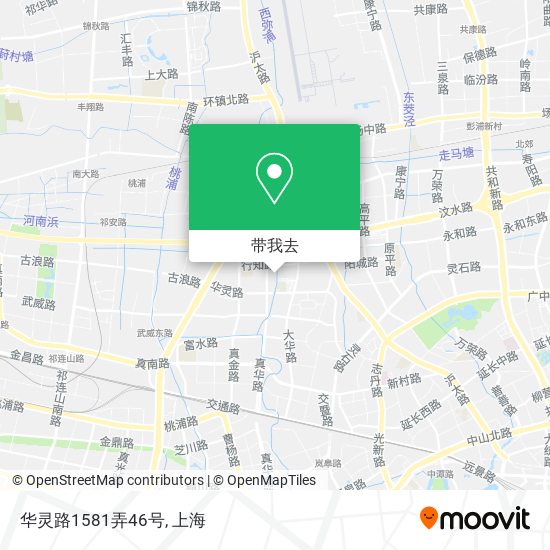 华灵路1581弄46号地图