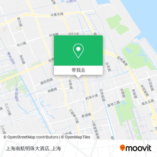 上海南航明珠大酒店地图