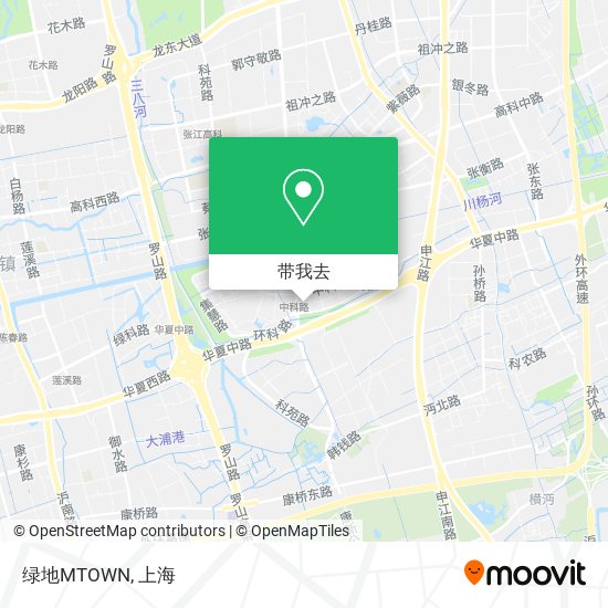 绿地MTOWN地图