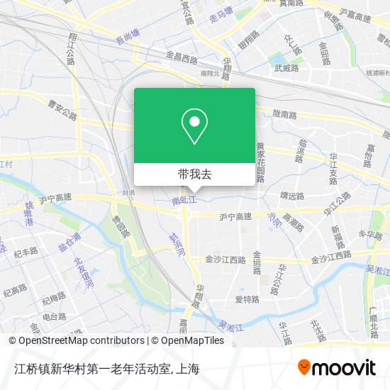 江桥镇新华村第一老年活动室地图