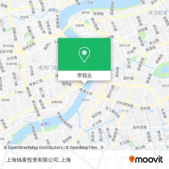 上海钱泰投资有限公司地图