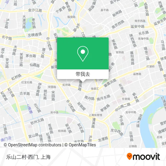 乐山二村-西门地图
