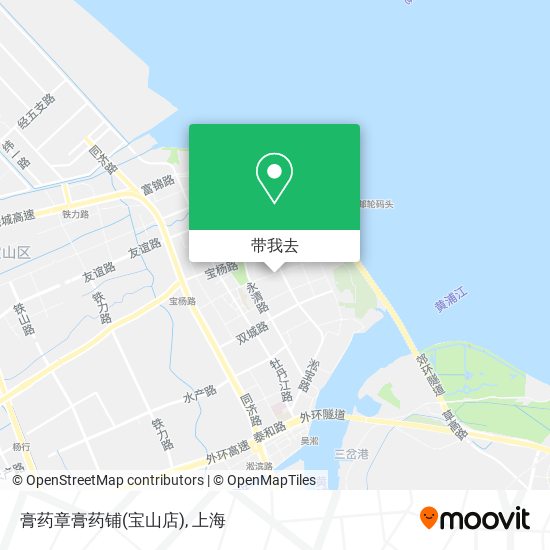 膏药章膏药铺(宝山店)地图