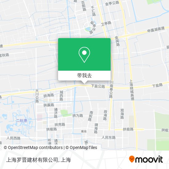 上海罗晋建材有限公司地图