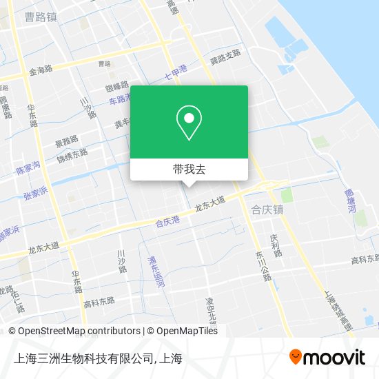 上海三洲生物科技有限公司地图