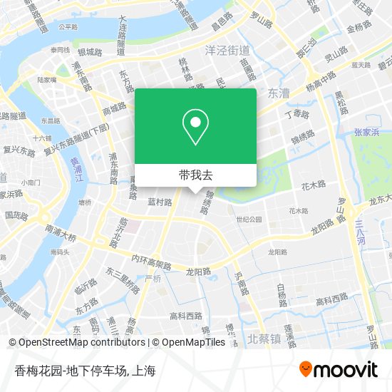 香梅花园-地下停车场地图