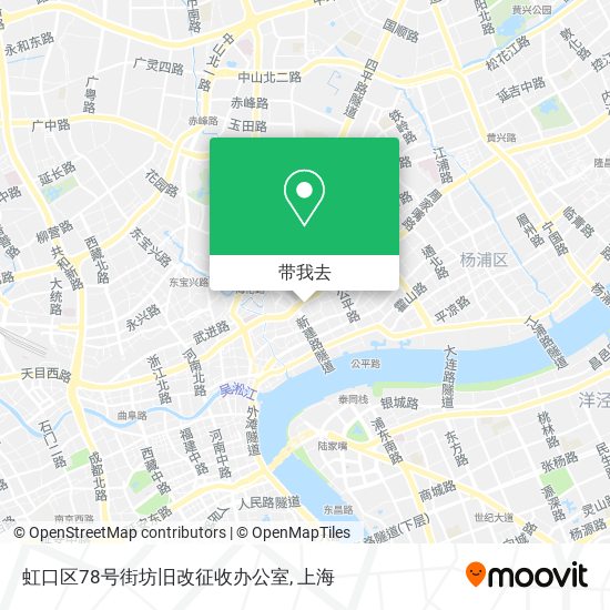虹口区78号街坊旧改征收办公室地图