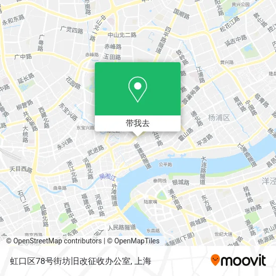 虹口区78号街坊旧改征收办公室地图