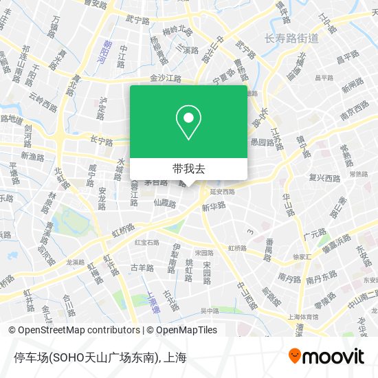 停车场(SOHO天山广场东南)地图