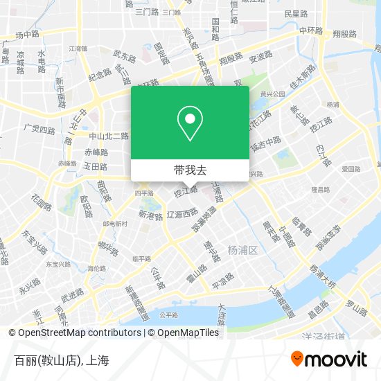 百丽(鞍山店)地图