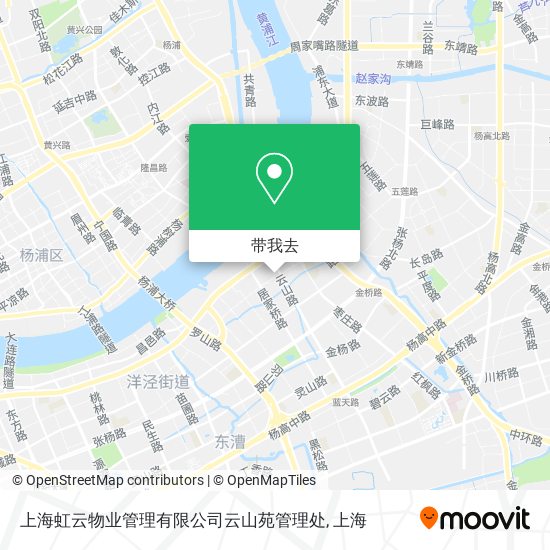 上海虹云物业管理有限公司云山苑管理处地图