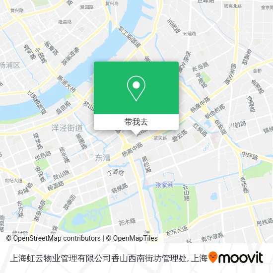 上海虹云物业管理有限公司香山西南街坊管理处地图