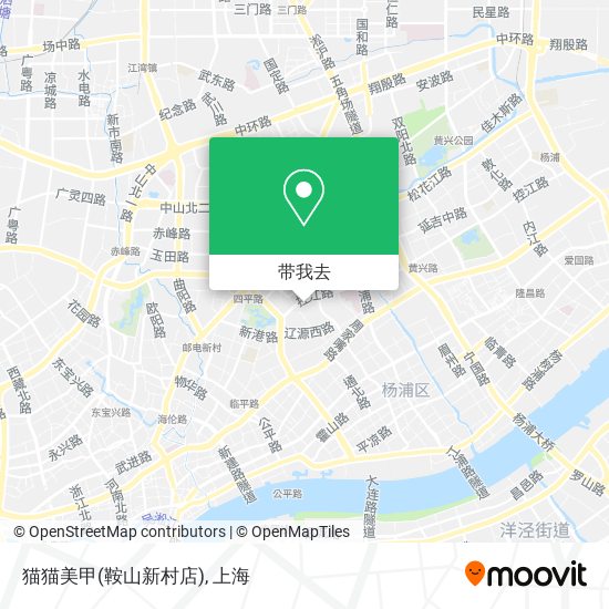 猫猫美甲(鞍山新村店)地图