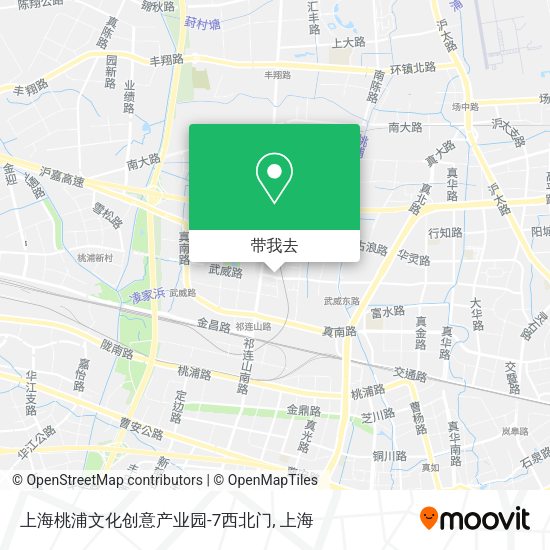 上海桃浦文化创意产业园-7西北门地图
