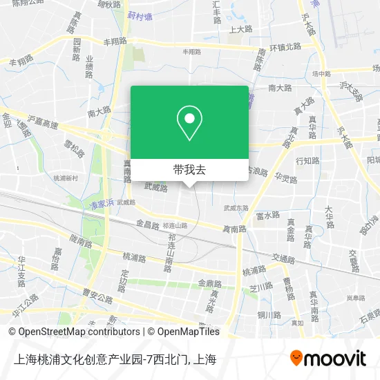 上海桃浦文化创意产业园-7西北门地图