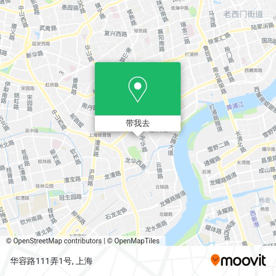 华容路111弄1号地图
