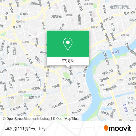 华容路111弄1号地图
