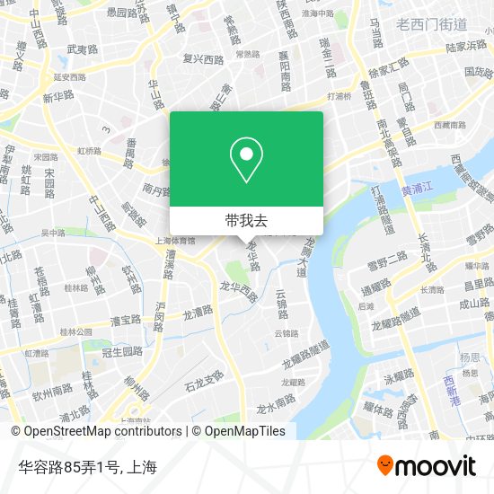 华容路85弄1号地图