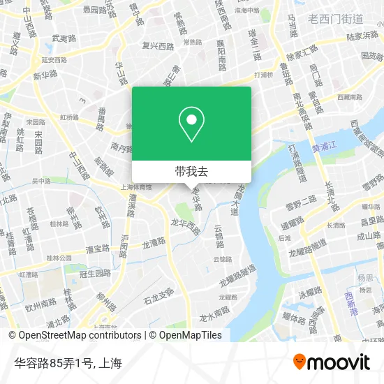 华容路85弄1号地图