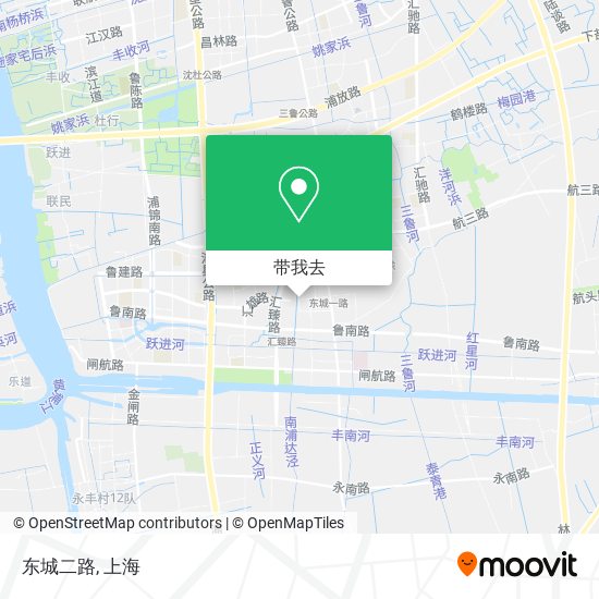 东城二路地图
