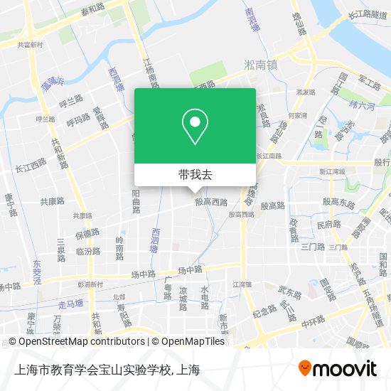 上海市教育学会宝山实验学校地图