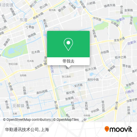 华勤通讯技术公司地图
