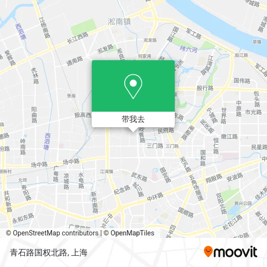 青石路国权北路地图