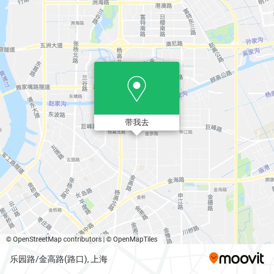 乐园路/金高路(路口)地图