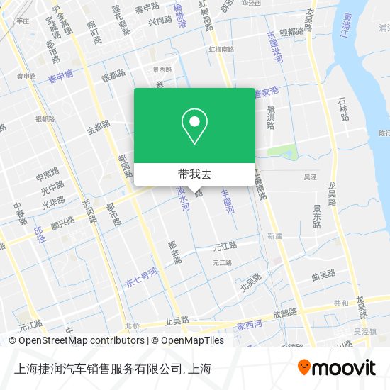 上海捷润汽车销售服务有限公司地图