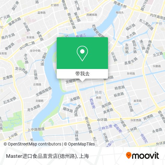 Master进口食品直营店(德州路)地图