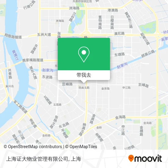 上海证大物业管理有限公司地图