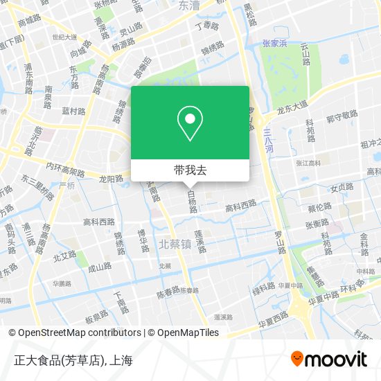 正大食品(芳草店)地图