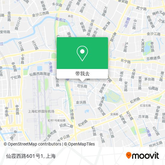 仙霞西路601号1地图