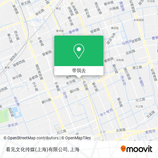 看见文化传媒(上海)有限公司地图