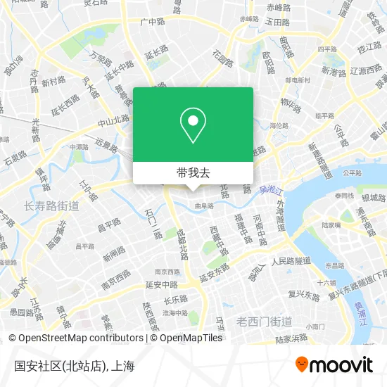 国安社区(北站店)地图