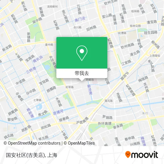 国安社区(古美店)地图