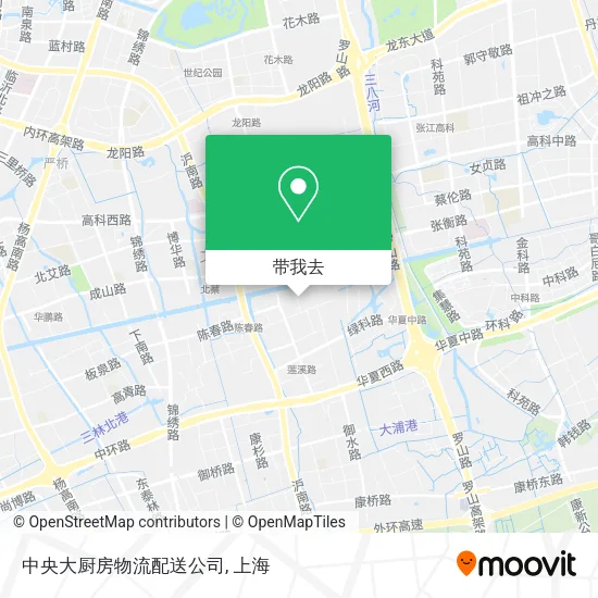 中央大厨房物流配送公司地图