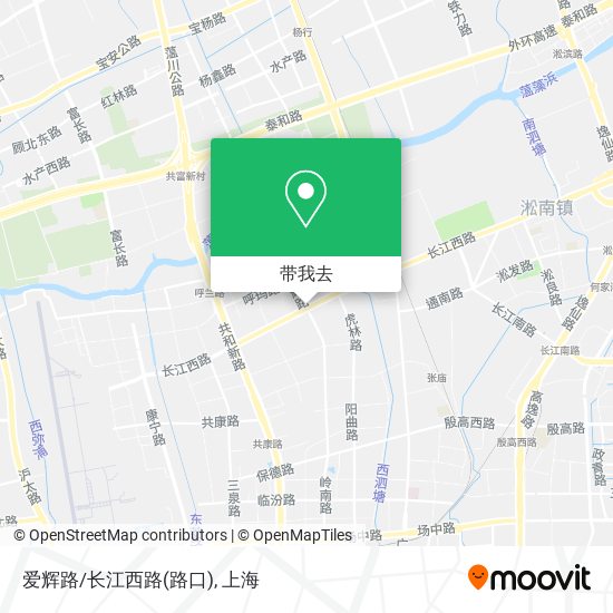 爱辉路/长江西路(路口)地图