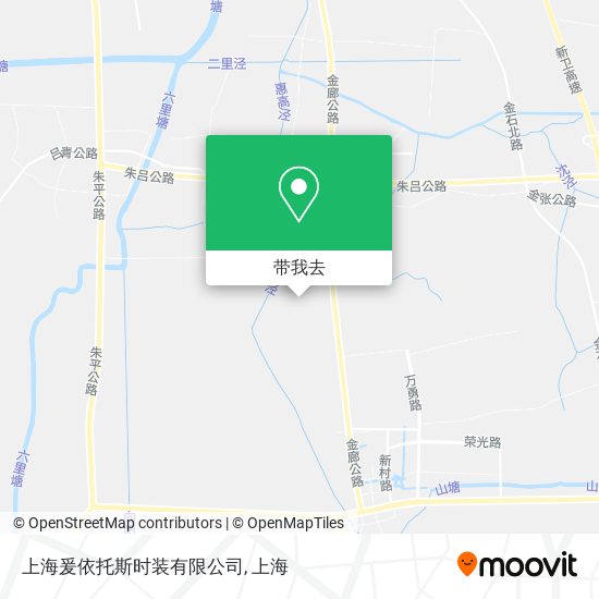 上海爰依托斯时装有限公司地图